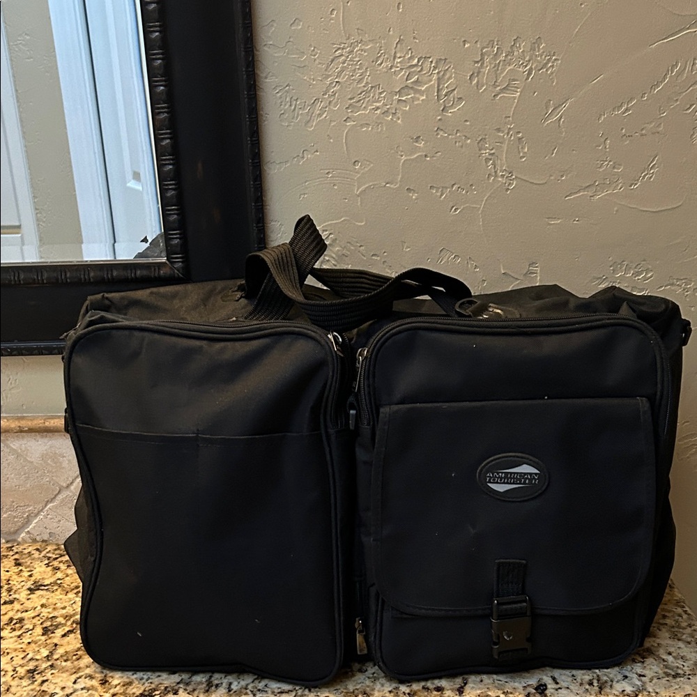 American Tourister Black Duffel Bag